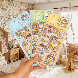 สติกเกอร์การ์ตูนลายสวรรค์แสนหวาน กันน้ำ ติดได้กับสัตว์เลี้ยง ลายตกแต่งสำหรับสมุดบันทึกและของขวัญ - Product Image 4