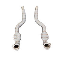 Collecteur d'échappement Premium YIHONG SS304 pour Maserati GranTurismo 4.2 4.7 2007-2020, finition polie, système de performance à court terme