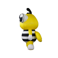 Modèle gonflable promotionnel fait sur commande d'abeille de publicité extérieure utilisé pour l'exposition d'événement de forêt