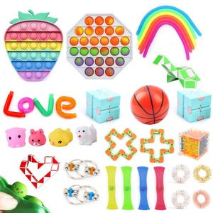 Juego de Juguetes Antiestrés de Espuma PU y Plástico: Kit de Spinner Fidget de Burbujas 0068, Set Popper y Caja Sorpresa Pop Cube - Product Image 3