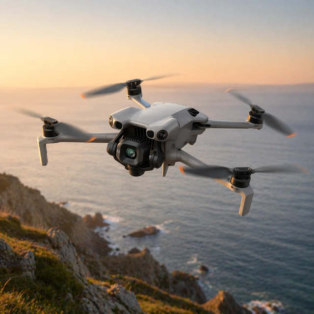 Mini 5 Pro Drone 4K UHD 3-Axis Gimbal For Vertical Video Social Content