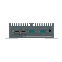 Ordinateur compact sans ventilateur, double LAN, 2 ports COM, USB, HD, VGA pour équipement d'armoire de commande, compatible Windows et Linux, ordinateur industriel