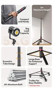 <span class=keywords><strong>Ulanzi</strong></span> AT-05ขาตั้งกล้องขนาด2เมตร, ขาตั้งกล้องพร้อมสกรู1/4 "สำหรับถ่ายภาพชุดสตูดิโอ - Product Image 3