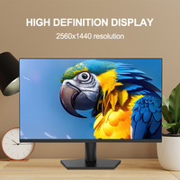 Écran plat QHD LED OEM 27 pouces 180Hz noir moniteur d'ordinateur de jeu de bureau haute résolution
