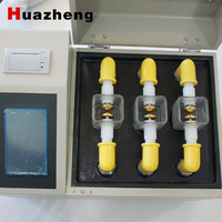 Equipo de Prueba de Resistencia Dieléctrica de Aceite Aislante de 80kV Huazheng Electric, Probador de BDV de Aceite para Transformadores de 3 Copas
