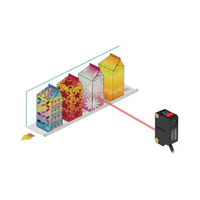 Capteur photoélectrique infrarouge BGS carré de 400 mm PX-450MCAN avec amplificateur intégré, longue portée, fixation par vis pour solutions de détection