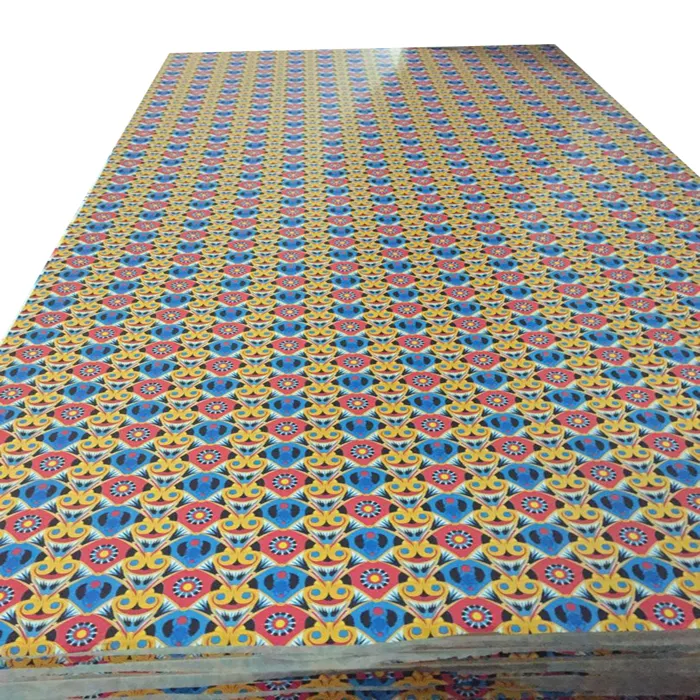 1.6mm 2mm 2.5mm 3mm Flower Paper Overlay Plywood/ Polyester Faced ...