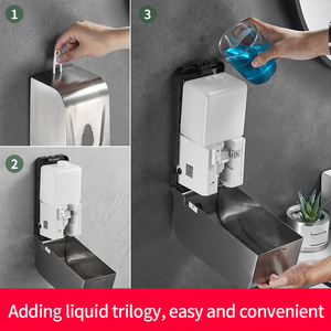 <span class=keywords><strong>Dispensador</strong></span> <span class=keywords><strong>de</strong></span> jabón automático eléctrico montado en la pared al por mayor <span class=keywords><strong>de</strong></span> fábrica, <span class=keywords><strong>dispensador</strong></span> <span class=keywords><strong>de</strong></span> jabón líquido <span class=keywords><strong>con</strong></span> <span class=keywords><strong>Sensor</strong></span> <span class=keywords><strong>de</strong></span> acero inoxidable SS <span class=keywords><strong>para</strong></span> Hotel - Product Image 6