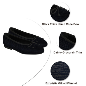 Chaussures plates pour femmes, bout rond, <span class=keywords><strong>ballerines</strong></span>, en cuir velours, chaussures habillées, talon bas, à enfiler, pour soirée, bureau, affaires - Product Image 6