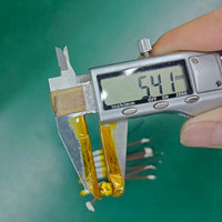 Batterie Li-po rechargeable 55300 3,7 volts 50 mAh, cellule au lithium polymère pour mini-électronique
