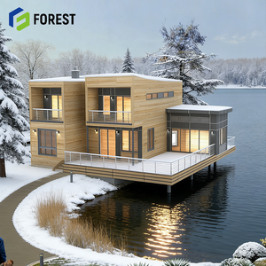 Casa Prefabricada de Acero Ligero Ecológica Personalizada de Primera Calidad, Diseño Moderno, Impermeable, para Familias, Instalación Rápida - Product Image 1