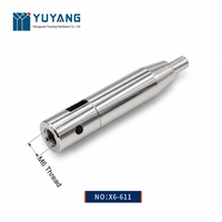Clip de câble bifurqué en laiton nickelé YUYANG pour éclairage et gestion des câbles en pot, compatible PVC/Nylon, taille 0,8-2,8 mm