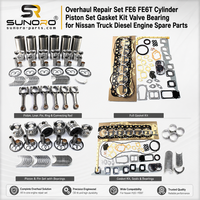 Kit de révision et de réparation SUNORO FE6 FE6T : Ensemble cylindre-piston, kit de joints, soupape, roulement en bois pour pièces de camion diesel