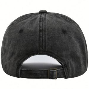 Casquette de baseball en coton lavé de couleur unie de haute qualité, style délavé, pour adultes et enfants, 6 panneaux, casquette de papa, visière solaire - Product Image 5