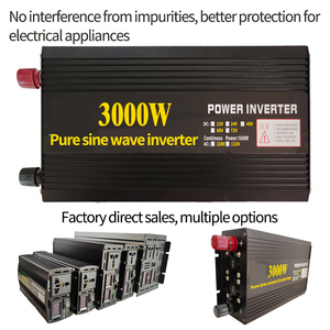 Densité de puissance élevée de sortie d'onde sinusoïdale triphasée simple de compresseur d'inverseur pur du rendement 3000W pour diverses applications - Product Image 4