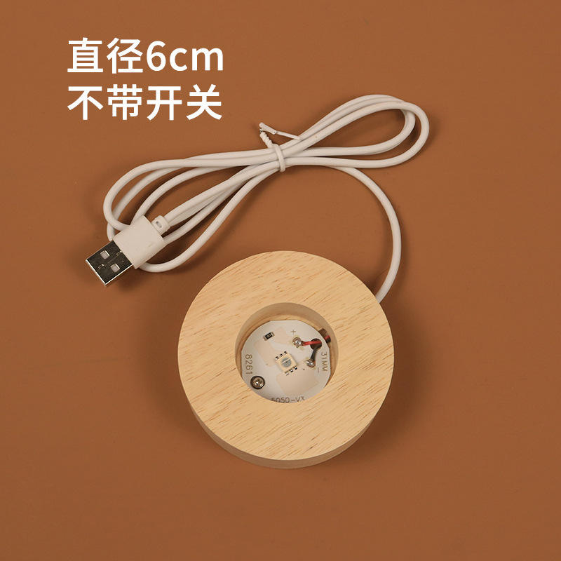 Base redonda individual de 6 cm.