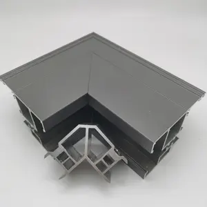 Connettore in alluminio per porte e finestre a campione gratuito