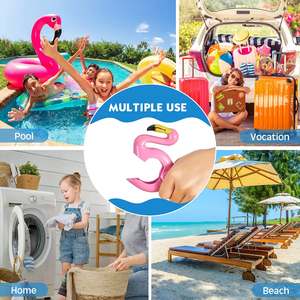 Dễ thương bãi biển khăn clip flamingo vẹt xương rồng dứa ghế clip nhựa phòng chờ ghế kẹp xách tay - Product Image 6