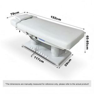 Table de massage chauffante de luxe réglable en hauteur, lit de massage professionnel inclinable pour salon de <span class=keywords><strong>SPA</strong></span> et mobilier de MedSpa - Product Image 6
