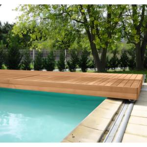 Ahorre espacio Seguridad Madera Plástico Piscina Cubierta Wpc Cubierta de suelo <span class=keywords><strong>para</strong></span> piscina pequeña - Product Image 3