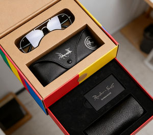 กล่องบรรจุภัณฑ์แว่นตาแบบพกพา ทำจากวัสดุรีไซเคิลรักษ์โลก พิมพ์โลโก้ได้ตามต้องการ หรูหรา แข็งแรง ทนทาน ใช้ซ้ำได้ - Product Image 5