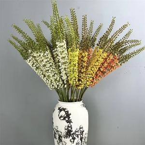 Nueva Oferta al por Mayor de Flores Artificiales de Seda con Tallo Largo, Tipo Cola de Zorro Blanca, para Decoración del Hogar, Bodas y Hoteles - Product Image 4