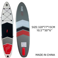 Planche de paddle gonflable universelle SUP pour hommes et femmes, planche polyvalente pour débutants avec pagaie, pompe, aileron et sac de transport