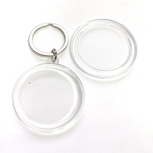 40mm thách thức đồng xu chủ Keychain trong suốt Acrylic đồng xu chủ Trường hợp với móc chìa khóa vòng - Product Image 3
