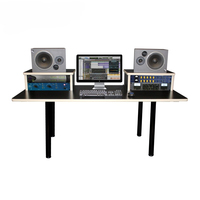 Bureau d'Ordinateur de Luxe pour Mixeur Audio Numérique, Ordinateur Portable, Université, Collège, Musique, Audio, Meuble Gratuit, Maison, Moniteur Audio