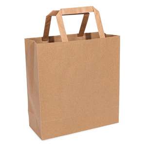 Gift <b>Bags</b> Kraft <b>Paper</b> Shopping <b>Bags</b> with Handles for Gifts Business Merchandise Retail Birthday Party Favor Recycled <b>Paper</b> Sacks - Product Image 5