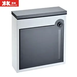 Modern Design Wall Mount Apartment Mailbox With Dial Lock Post Box