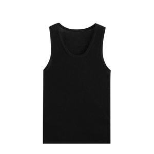 OEM ODM/بيع بالجملة للنساء سترة محبوكة أساسية مخصصة من الصوف برقبة على شكل حرف U قمم محبوكة مخططة لبداية الخريف - Product Image 3