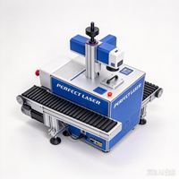 Nouveau Marqueur Laser Fibre PEDB-460 20W 30W 50W Machine de Marquage Automatique CNC pour Stylos en Acier Inoxydable avec Convoyeur Logo Série AI/DXF/PLT