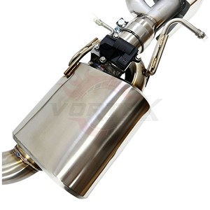 Échappement Valvetronic en acier inoxydable Vortex SS304 compatible avec Mercedes Benz AMG E63 W212 Performance Catback - Product Image 5