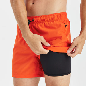 2025 Short de bain à la mode pour hommes Tissu à séchage rapide Options unies et imprimées disponibles pour les commandes en gros personnalisées - Product Image 5