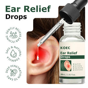 Gotas para aliviar los oídos Fórmula suave No irritante Fácil de usar Aceite Gotas para el dolor de oídos Calmante reconfortante para los oídos Alivio OEM Cera para los oídos - Product Image 3