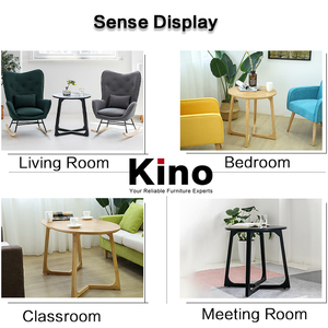 <span class=keywords><strong>Table</strong></span> d'appoint ronde en chêne nordique, style moderne minimaliste et élégant, pour chambre à coucher, <span class=keywords><strong>table</strong></span> sculpturale d'appoint, meuble. - Product Image 3