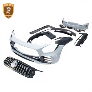 Kit carrosserie en fibre de verre de haute qualité style <span class=keywords><strong>GTR</strong></span> pour Mercedes Benz AMG GT : pare-chocs avant et arrière, ailes, jupes latérales, pièces de spoiler arrière - Product Image 1