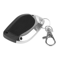 Télécommande sans fil 433 MHz en métal à 4 boutons, code fixe 1527, télécommande d'apprentissage pour porte de garage