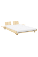 Cadre de lit pliable en bois massif, simple et minimaliste, personnalisé, écologique, pour une utilisation multifonctionnelle, 2026