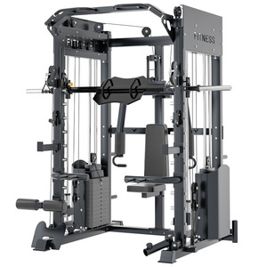 Attrezzatura Fitness Multifunzionale per Uso Domestico: <span class=keywords><strong>Rack</strong></span> per <span class=keywords><strong>Squat</strong></span> e Panca Piana, Macchina Smith - Product Image 1