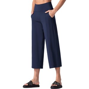 Pantalones de Yoga para Mujer FOXA, Cintura Alta, Corte Ajustado con Bolsillos, Control de Abdomen, Leggings de Spandex y Poliéster - Product Image 1