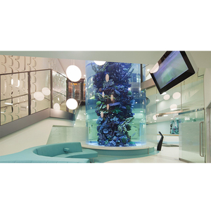 Aquarium cylindrique intérieur en plastique acrylique, grand prix, prix bas, 1 pièce - Product Image 1