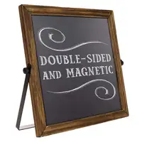 Creative Hobbies Synthetic Chalkboard with Unfinished Wood Frame 4 x 6 inch -Pack of 6 Chalkboards