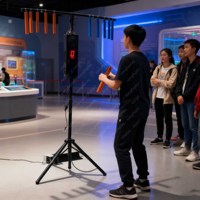 Machine de jeu de réaction rapide, défi de la chute de bâtonnets pour enfants, jeux d'arcade personnalisables en plastique pliables, fabriqués en Chine