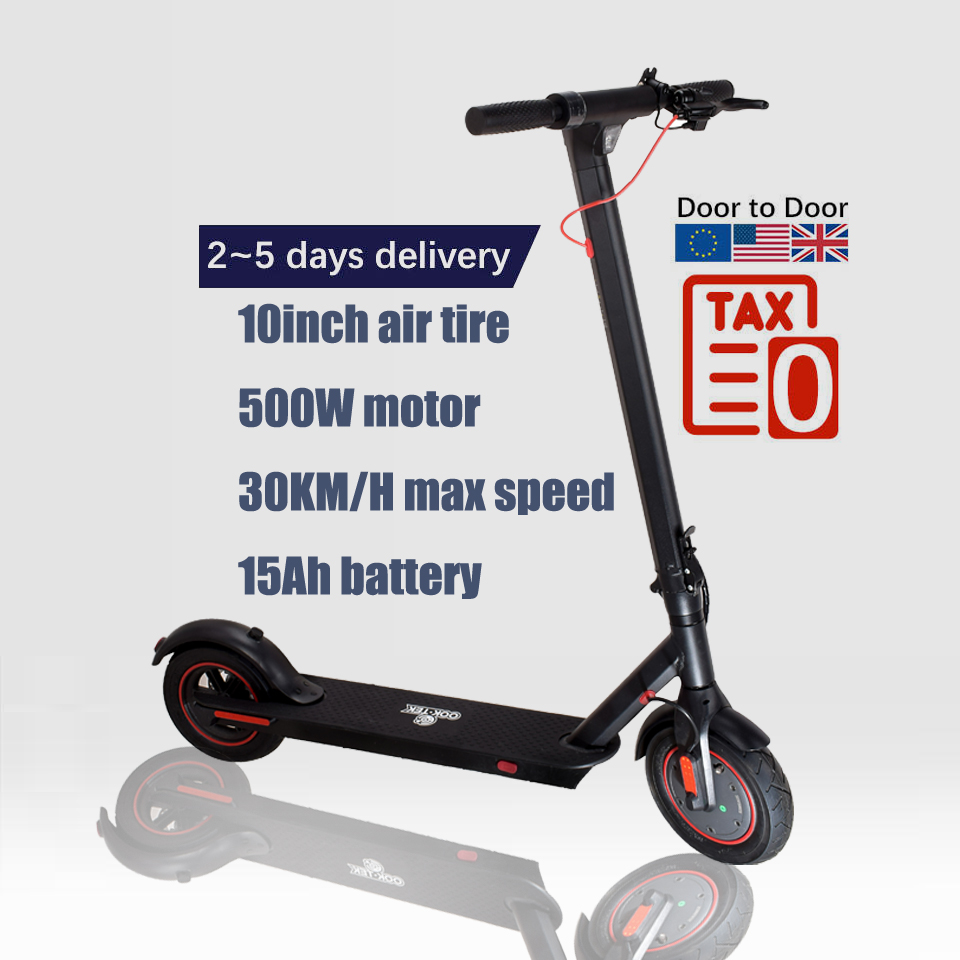 ЕС и США склад в наличии MAX G30 10 дюймов 500 Вт двухколесные электрические скутеры для взрослых e скутер Escooter с большим радиусом действия