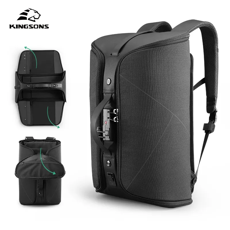 Kingsons new arrive travel bag high quality waterproof backpack bag high tech travel backpack with USB charging