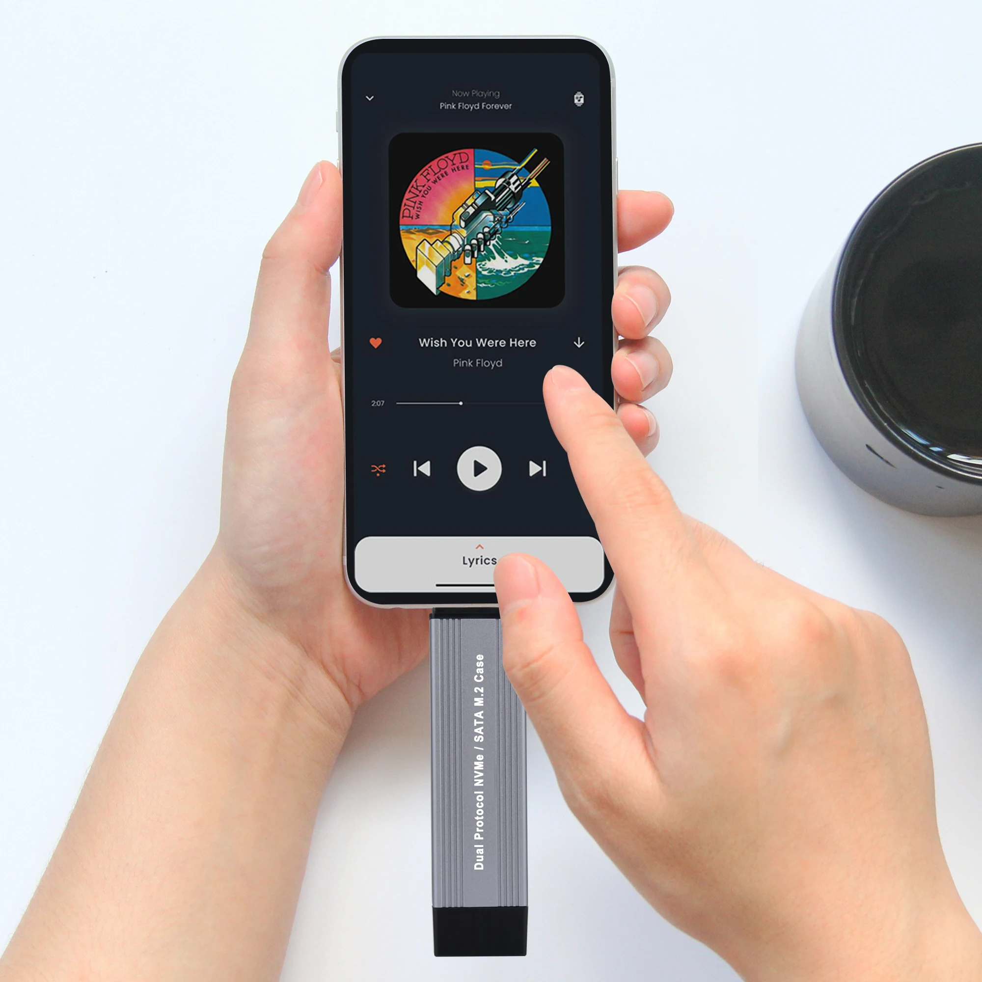 M2 NGFF NVME SSD Enclosure