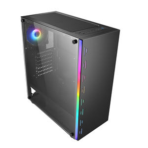 Gran oferta 2024, caja de ordenador <span class=keywords><strong>Cooler</strong></span> <span class=keywords><strong>Master</strong></span> 330-6, caja de PC de escritorio, caja de plástico para juegos ATX, SPCC, Torre media negra, 0,5mm, ATX PSU - Product Image 5