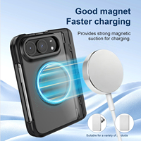 Coque pliable antichoc avec protection magnétique intégrée et double béquille pour iPhone Duo